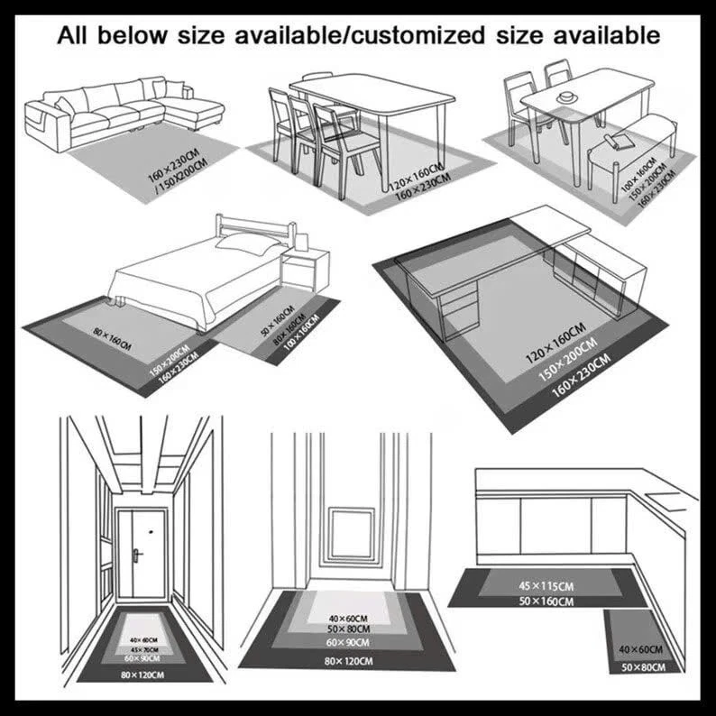 Magical Sigil Circle of King Solomon Rug, Green Witch Goetia Hermetic Rosicrucia - Image 4 of 4