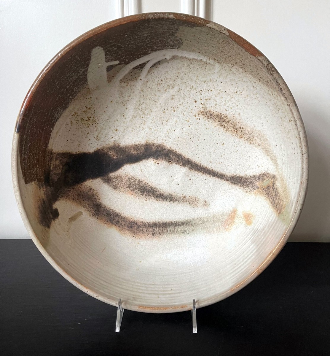 Large Ceramic Center Bowl by Toshiko Takaezu | eBay