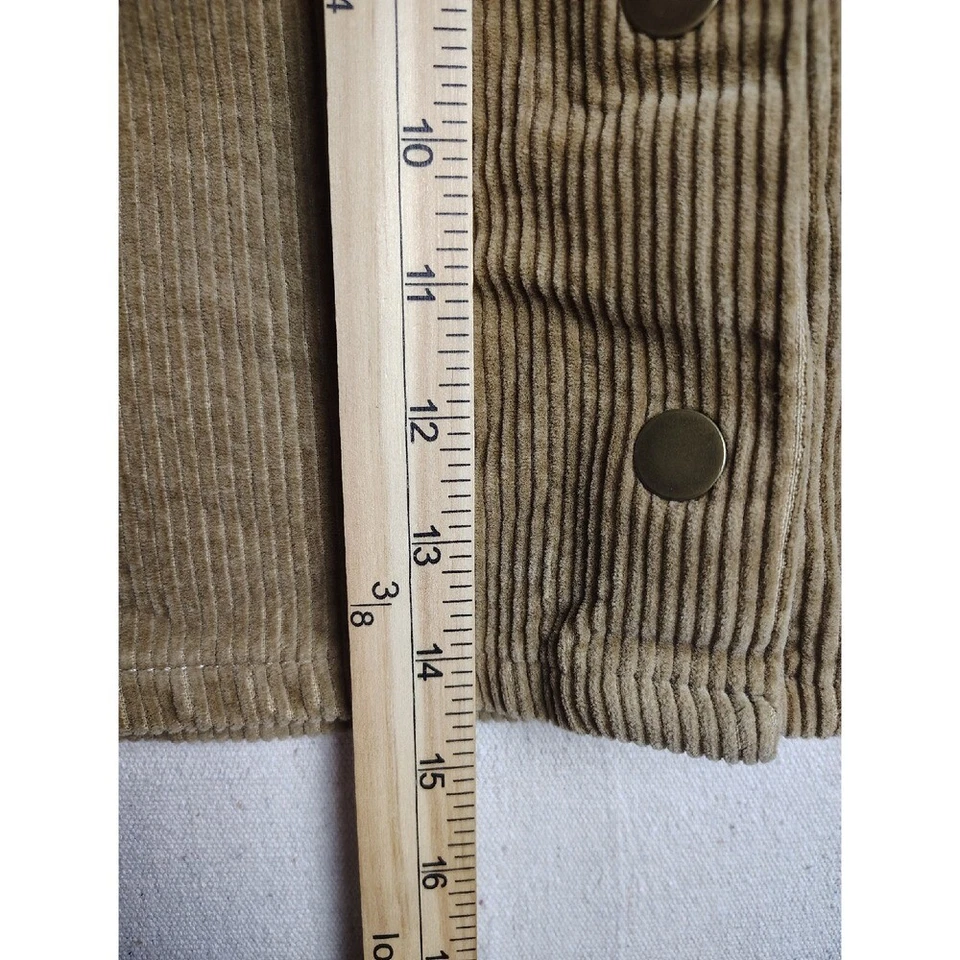 Arizona Jean Co. вельвет мини юбка кнопка передние карманы повседневный желтовато-коричневый размер 5 W - Изображение 4 из 4