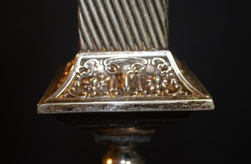 Pendant light antique Edwardian silver plate rare vintage lighting Opaline shade - Picture 9 of 18