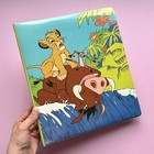 Vintage 1990s Disney Lion King 3 Ring Binder Simba Some Wear SEE PHOTOS
