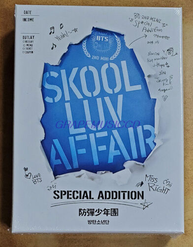 BTS Skool Luv Affair Special Addition S.E CD + 2 DVD + GROUP 