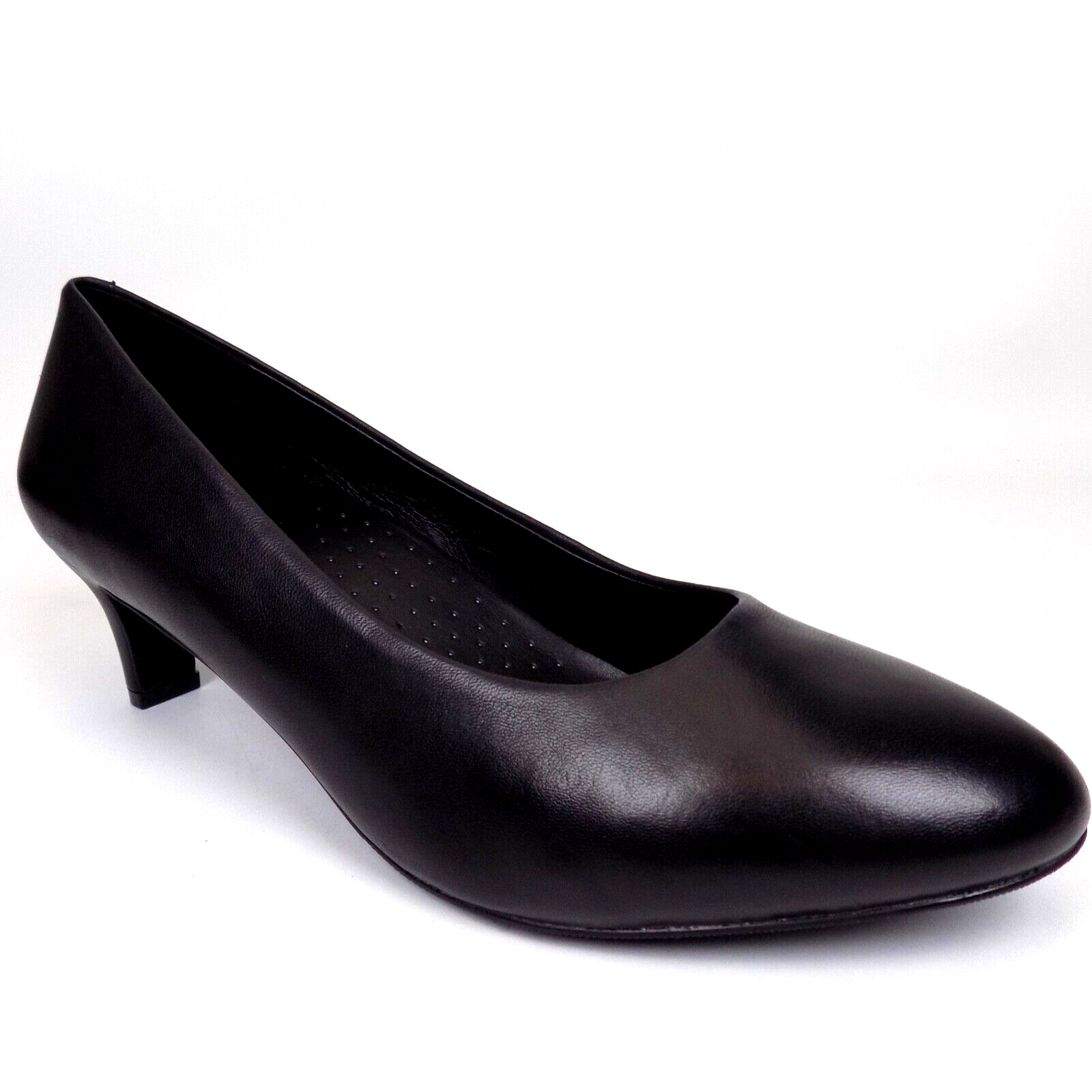 Trotters Fab Pump in Black Suede Size 10.5 main image 1