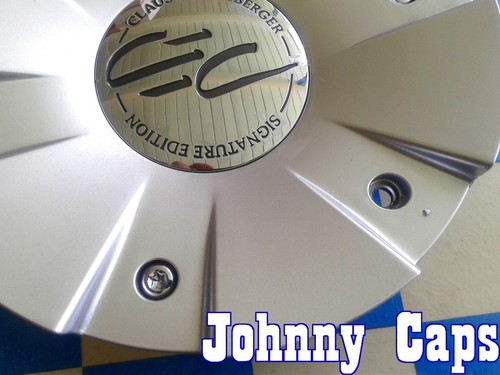 CEC Wheels SILVER Center Caps # C-858-CAP Custom Wheel Center Cap (1) - Picture 7 of 9