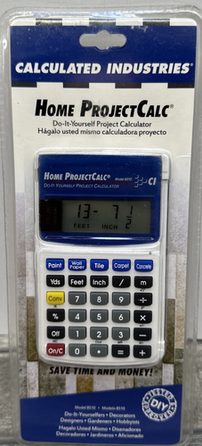 New Calculated Industries Home ProjectCalc 8510 DIY Calculator – Sealed in Pack - Picture 1 of 3