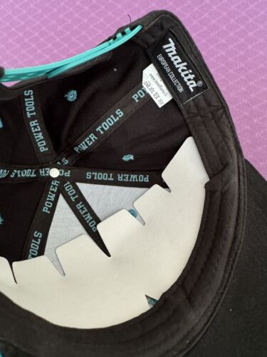 Cappello da baseball nero regolabile Makita con logo Makita Giappone 1915 logo in rilievo - Foto 8 di 9