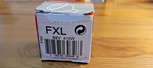 Apollo Projection Lamp FXL 30346 (410W/82V) New Open Box - Picture 5 of 7