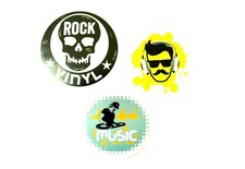 ROCK / MUSIC STICKERS NEW
