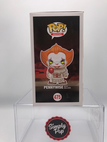 Funko Pop Pennywise With Balloon Blue Eyes #475 Hot Topic Exclusive IT Movie - Picture 4 of 6