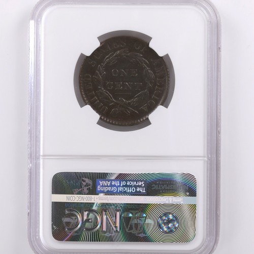 1817 Coronet Head 1C NGC Certified N-7 VF Details Cleaned - Picture 3 of 4
