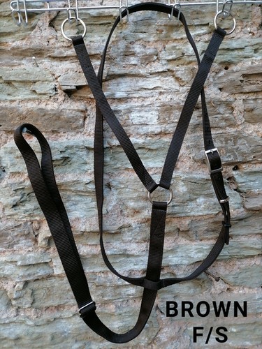 web RUNNING MARTINGALE Small pony, Pony, Cob, F/S synthetic WEBBING all colours - Picture 17 of 52