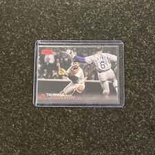 Thurman Munson Red Foil Topps Stadium Club Baseball 2023 NY Yankees No.52