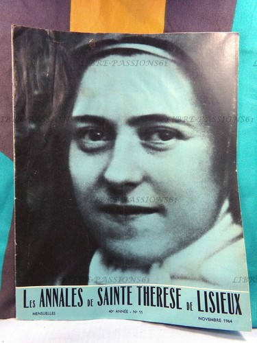 LES ANNALES DE SAINTE THÉRÈSE DE LISIEUX, NR. 11, OKTOBER 1964 - Bild 1 von 8