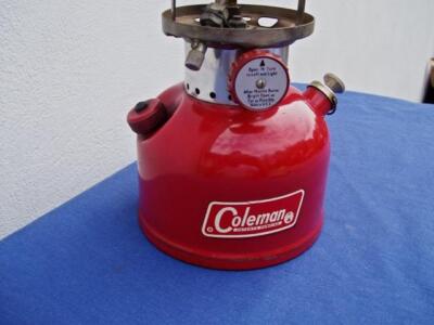 VINTAGE COLEMAN RED LANTERN 200A195 WITH BOX & ACCESSORIES DATED 6