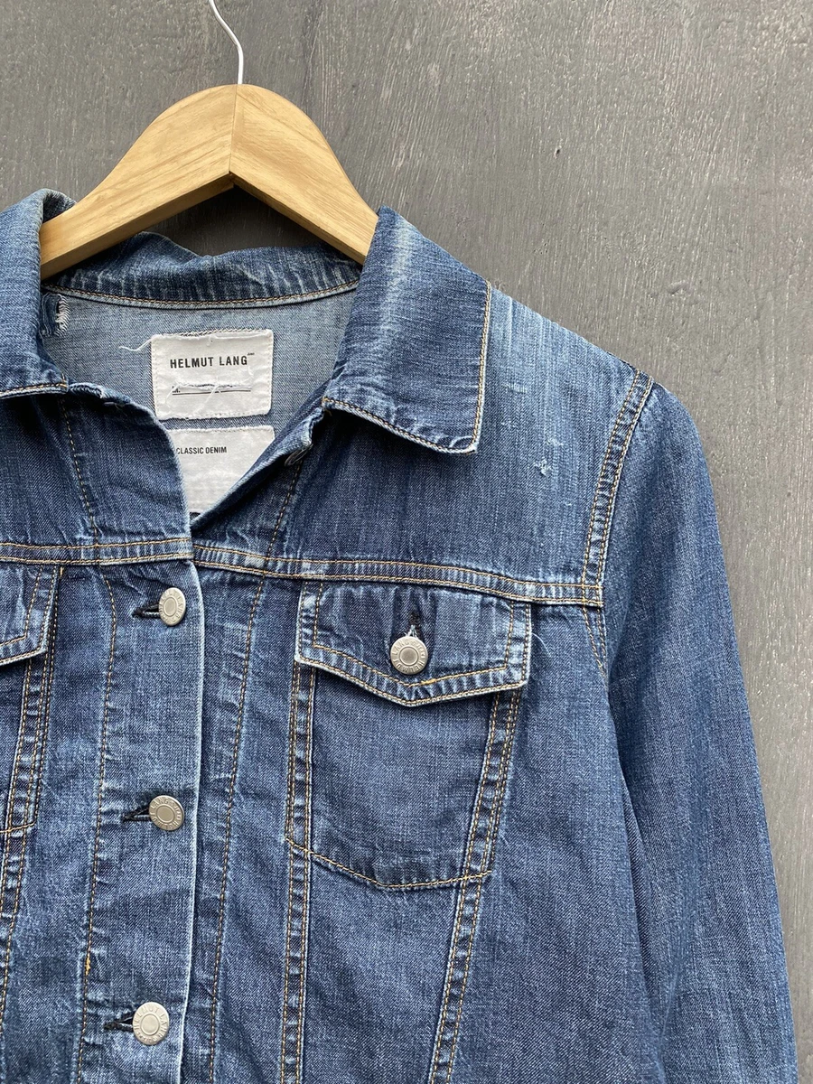 Helmut Lang distressed Denim jacket size 42