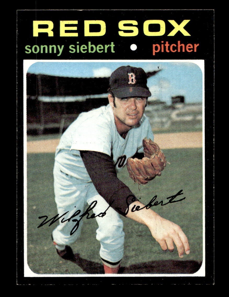 1971 Topps #710 Sonny Siebert Red Sox NEAR MINT *y5