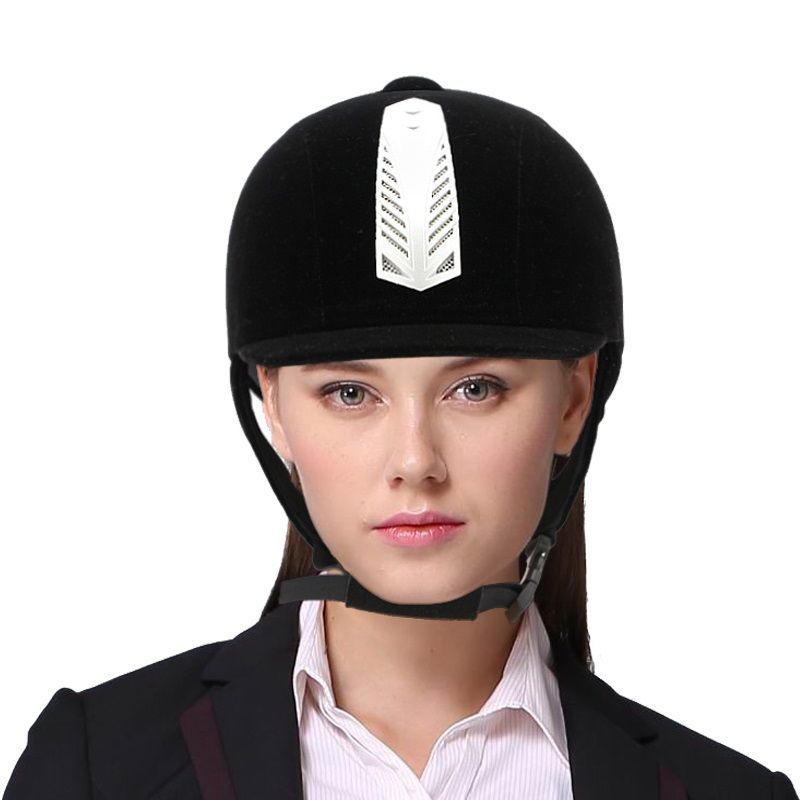 Niños Equitación Casco Reflectante Media Cubierta ecuestre Cap Negro Unisex Niños Equitación Casco Reflectante Media Cubierta ecuestre Cap Negro Unisex