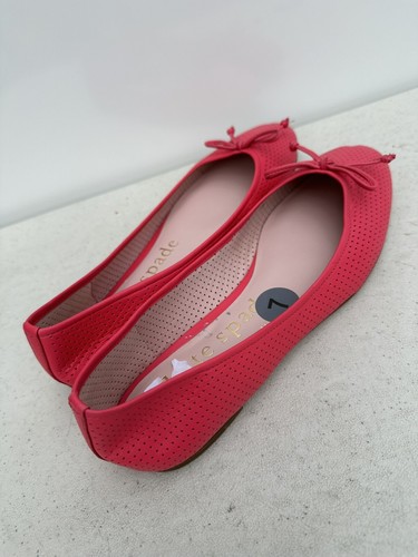 Neu ohne Etikett - Kate Spade New York - Veronica Ballett flach - Pfeffermais rosa - Größe 7 - Bild 2 von 8