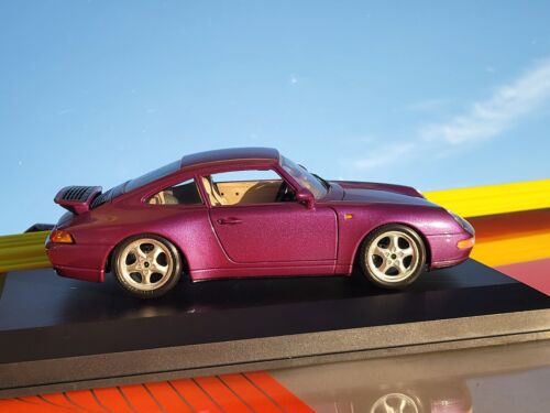 Diecast 1:18 BURAGO-Italy PORSCHE 911 CARRERA 1993 option plexiglass showcase. - Picture 5 of 21