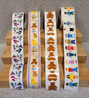 Mrs. Grossman's Teddy Bear Baby Toys Kids Foil Princess Sticker Strip Roll Lot