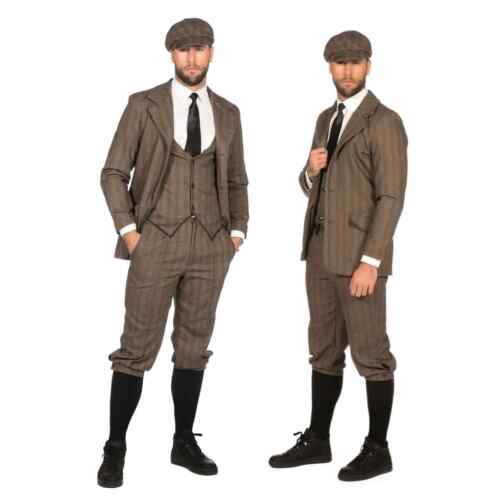 20er Jahre Peaky Blinders Kostüm Knickerbocker Gangster Sakko Herren Karneval - Bild 6 von 50
