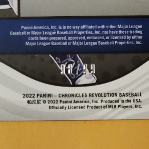2022 Panini Revolution Cosmic /99 Austin Riley #26 SP - Picture 3 of 4
