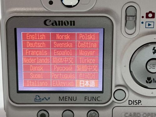 Canon Powershot A520 PC1106 4.0MP 4x CCD Compact Digital Camera (55653-NY-2) - Picture 20 of 24