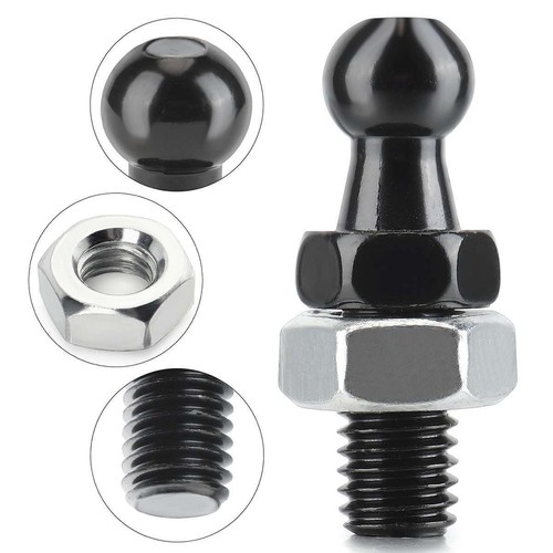 4Pcs Ball Mount Threaded Stud Brackets 10mm Gas Prop Strut Spring RV Camper 1/2" - Bild 2 von 12