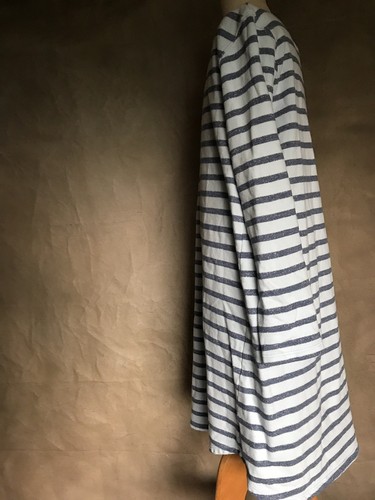 Peek Nordstrom Girls Sweatshirt Dress 3XL 14 Blue STRIPED STRETCH KNIT Casual - Picture 4 of 4