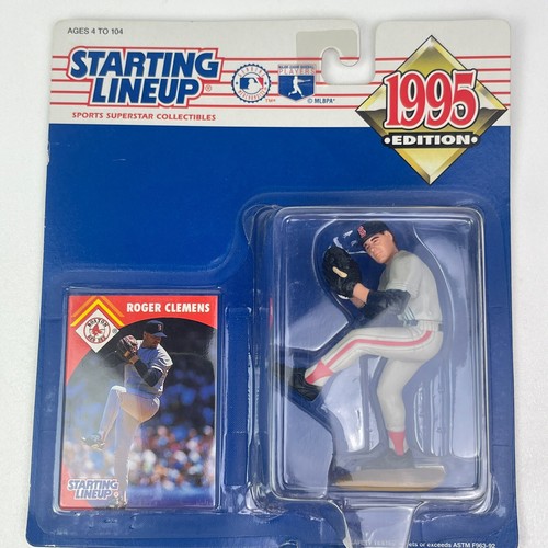 1995 Starting Lineup Roger Clemens Boston Red Sox SLU Kenner Sports Figure - Picture 7 of 13