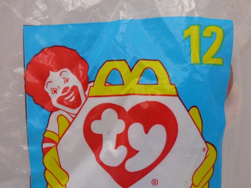 Ty - McDonalds Teenie Beanie Babies - 1998 - #12 Cacahuete el elefante - Imagen 2 de 5
