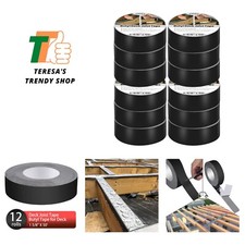 12 Pack Joist Tape for Decking,1 5/8" X 50' Heavy Duty Deck Joist Tape Protec...