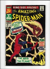 AMAZING SPIDER-MAN ANNUAL #4 [1967 VG+] "THE WEB & THE FLAME!"