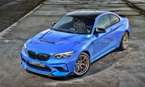 Alerón labial de parachoques delantero estilo CS para BMW M2C cupé 2018-2020 - Imagen 8 de 10