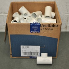 (50) Lasco Fittings Reducer Tee Fittings 402-131BC, 1" Socket x 0.75" NPT Sch 40