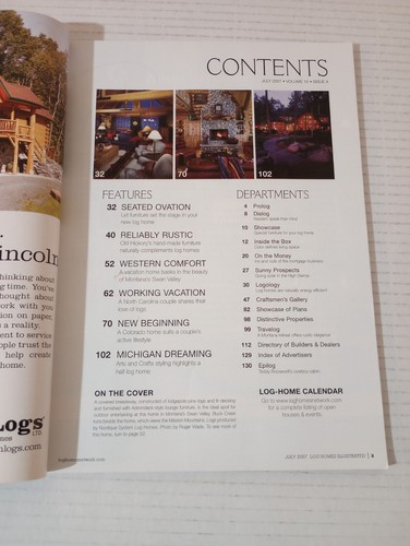 Log Homes Illustrated Magazine July 2007 Seated Ovation - Picture 6 of 15