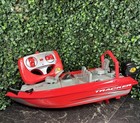 Bass Pro Shops Tracker Rc Fishing Boat Catches Real Fish RedBoat W/ Remote Works