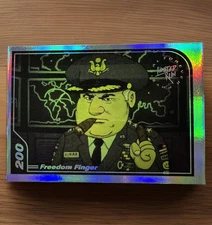 Freedom Finger #200 Silver Limited Run Games Exclusive Trading Card Single LRG