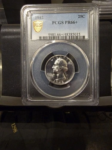 1942 Washington Proof Quarter PCGS PR66+