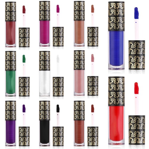 Rossetto liquido donna tema festa finitura opaca lucidalabbra 1pz cosplay - Foto 6 di 33