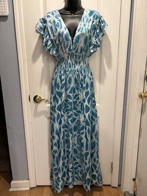  NWT Tiare Hawaii Naturals Dahlia Maxi Dress Vegan Sustainable OS