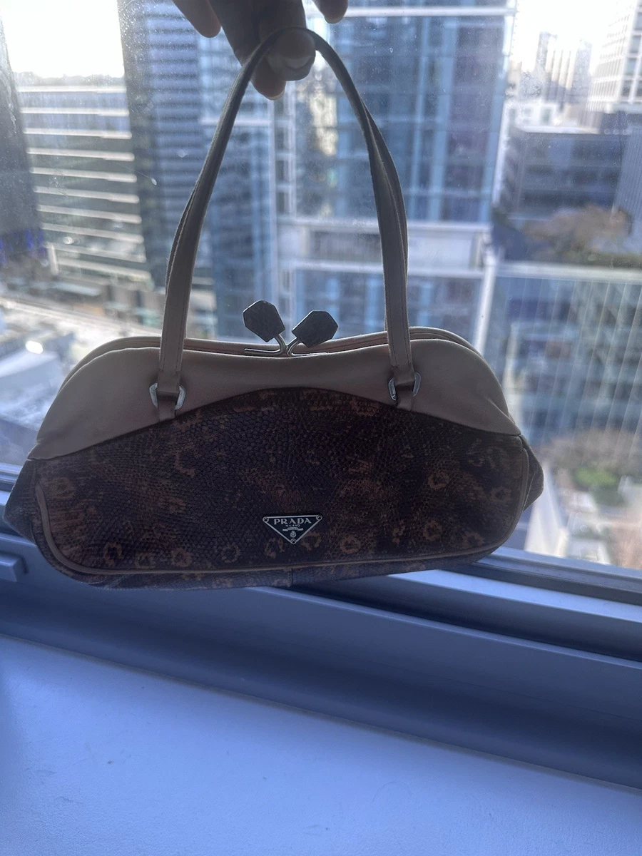 PRADA Leather Exterior Shoulder Bag Bags & Handbags for Women for