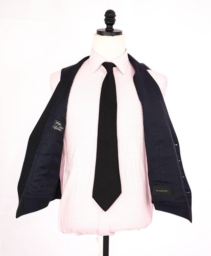 Ermenegildo Zegna - marineblaue karierte Wollweste Weste - 40R - Bild 9 von 11