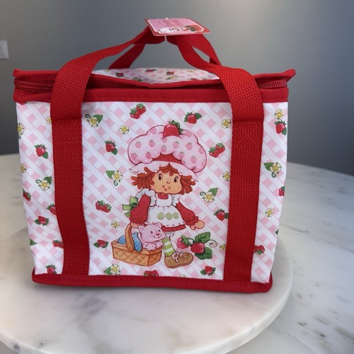 🍓STRAWBERRY SHORTCAKE Insulated Lunch Bag CUPCAKE Pet Cat Cooler Meal Tote🍓