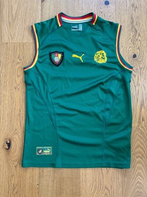 Trikot Kamerun Puma 2002 Fussballtrikot Größe L