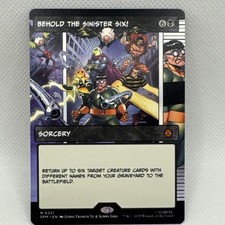 MTG - NM - Behold the Sinister Six! (Borderless) Marvel's Spider-Man Regular