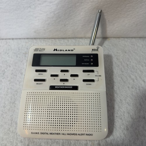 Midland Public Alert NOAA Weather Radio S.A.M.E. Emergency Alert – Tested
