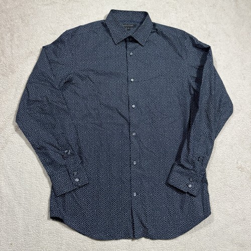 Banana Republic Shirt Mens Large Button-Up Long Sleeve Non Iron Slim Fit Arrow