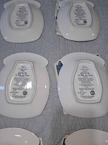 Juego completo de platos Bradford Disney Winnie the Pooh todo el año 12 meses - Imagen 16 de 21
