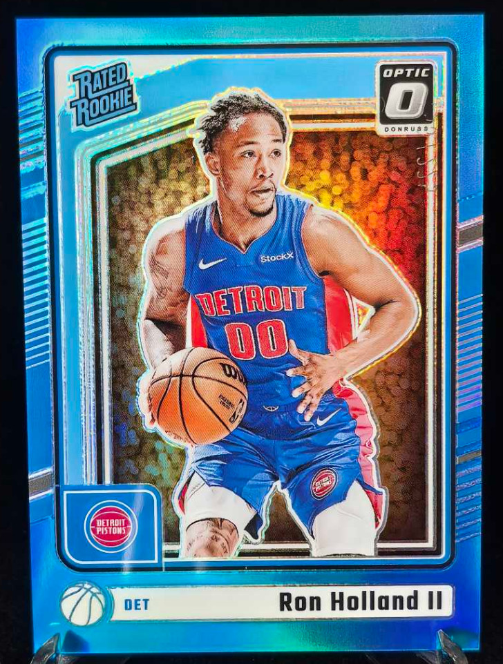 Ron Holland II 2024-25 Panini Donruss Optic 134/225 Rated Rookie Aqua RC #291